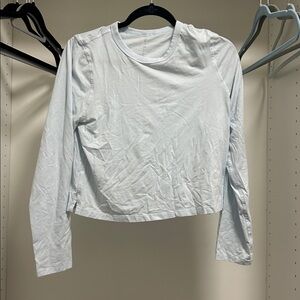 Lululemon Athletica light blue Long Sleeve Tee
